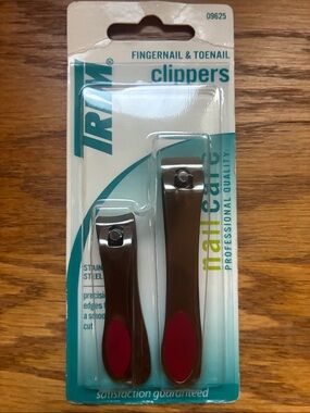 Fingernail & Toenail Clippers Set - Red
